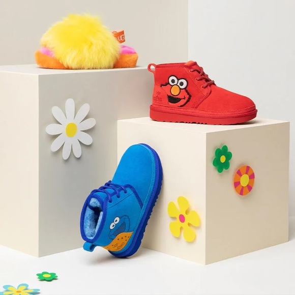 UGG x Sesame Pre School Neumel Blue - Picture 2 of 7
